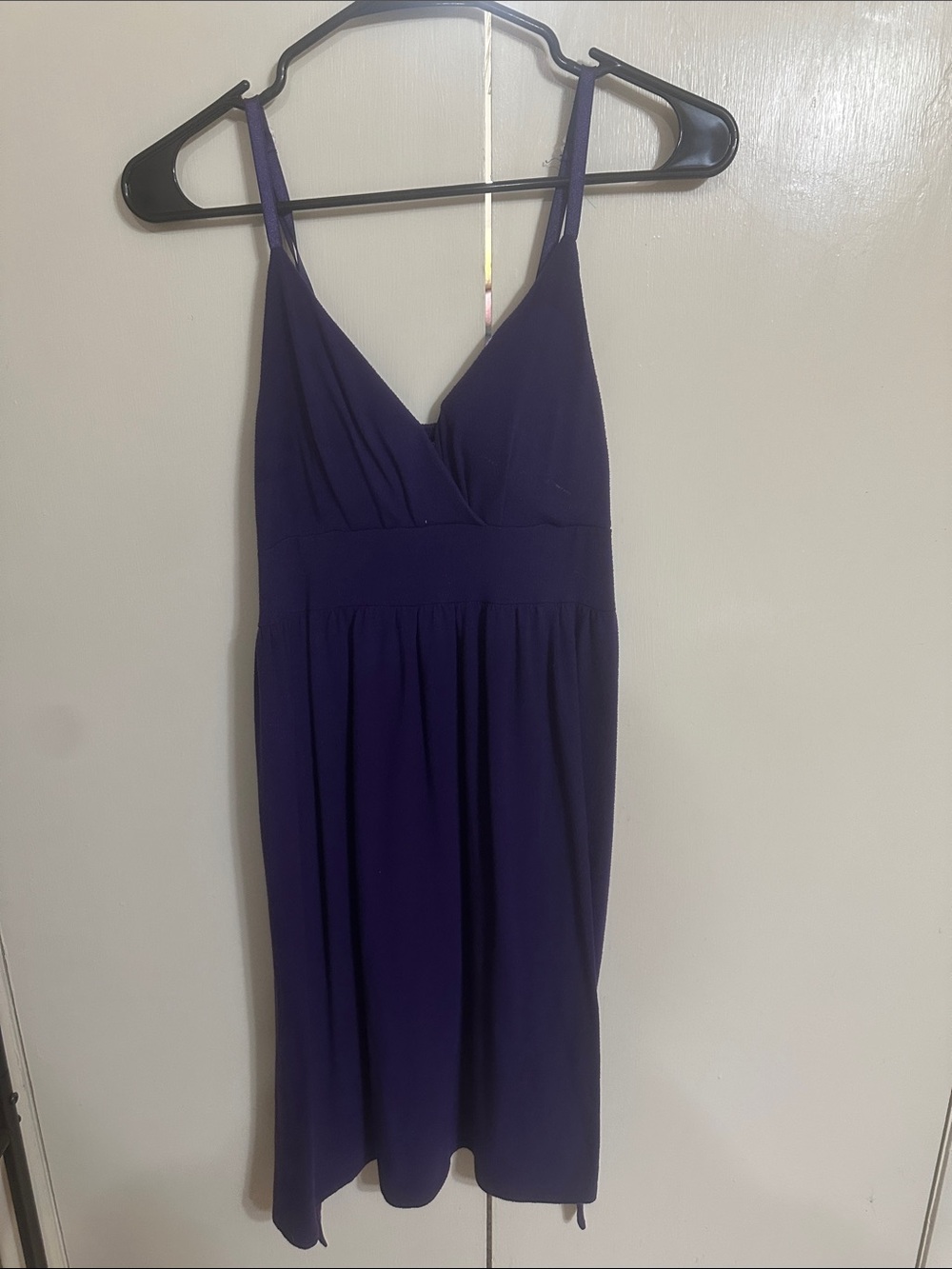 Rue21 Deep Purple V-Neck Slip Dress with Adjustable Straps